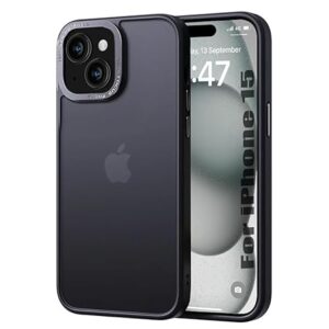 iphone 15 cover with translucent hybrid camera meta ring protection