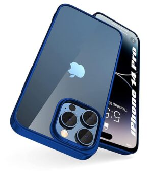 Squif iphone 14 Pro Hard back Case Blue