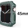 SQUIF Armor Case Compatible with Apple Watch Series 8 and 7 with Full Protection Military Grade, Flexible Shockproof Resist Bumper (45mm) - Green - Image 7
