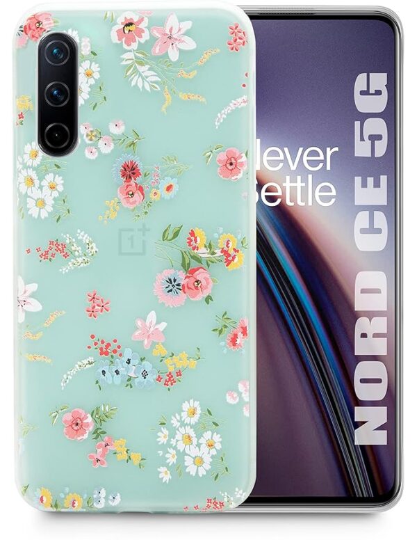 SQUIF-Back-Case-for-Oneplus-Nord-Floral-Printed-White