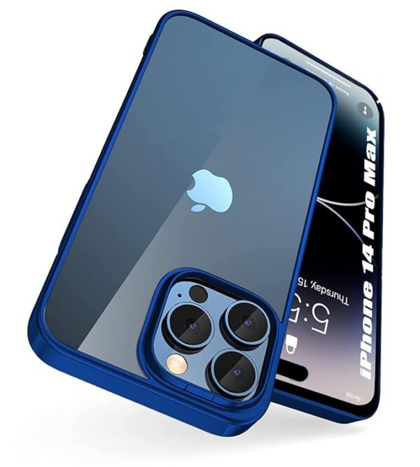 Squif iphone 14 Pro max Hard Back Case Blue