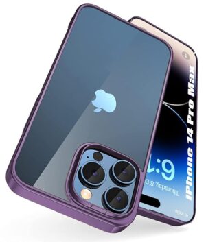 Squif iPhone 14 Pro Max Hard Back case Purple