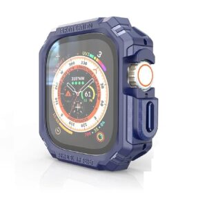 Squif rugged armor Watch Ultra Protection Case 49mm blue