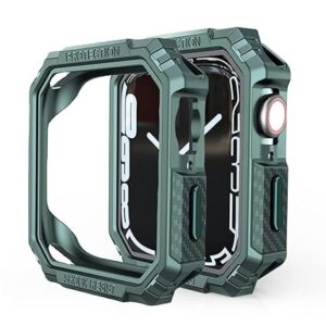 Squif 41mm Armor Case for iWatch Series 8 and 7 Green