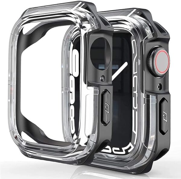 SQUIF IWATCH ULTRA PROTECTION CASE 49MM (TRANSPARENT BLACK)